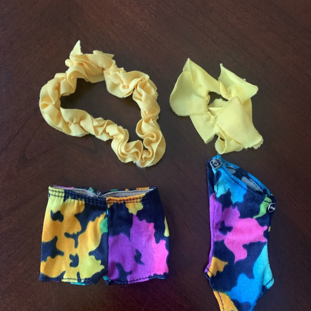 Tropical Barbie and Ken Bathing Suits Vintage